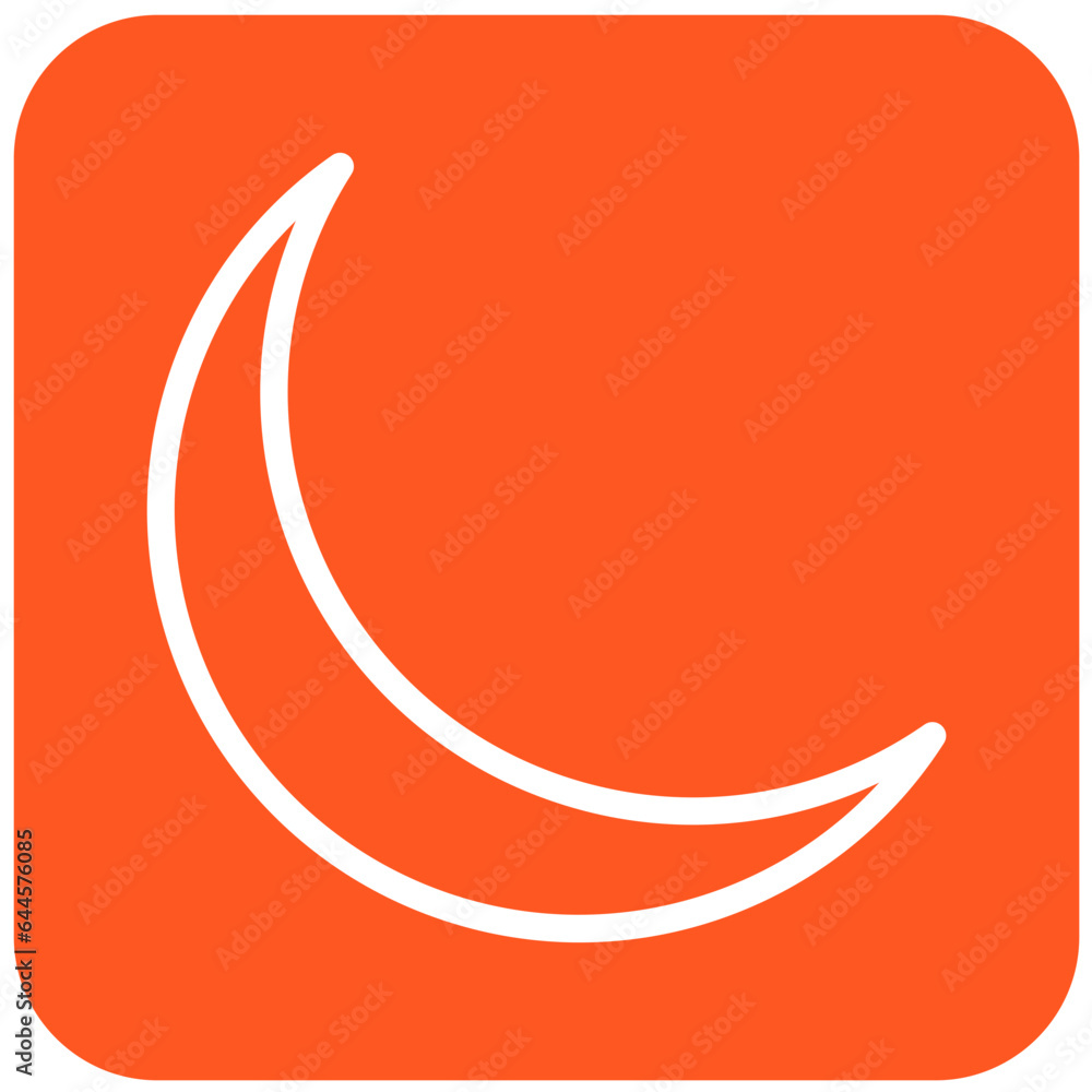 Moon Vector Icon Design Illustration Moon Vector Icon Design Illustration