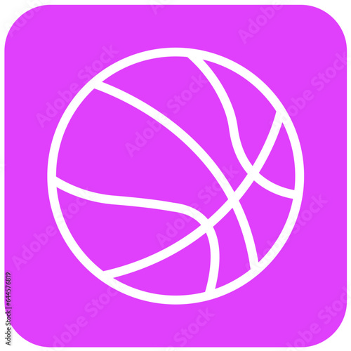 Basketball Vector Icon Design Illustration