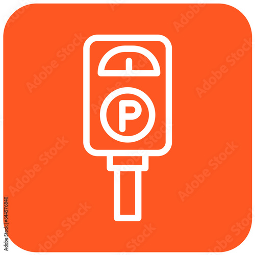 Parking meter Vector Icon Design Illustration