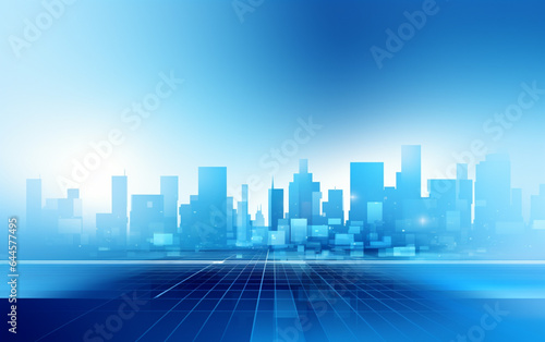 Wallpaper Mural Abstract background dark blue with modern corporate concept Torontodigital.ca