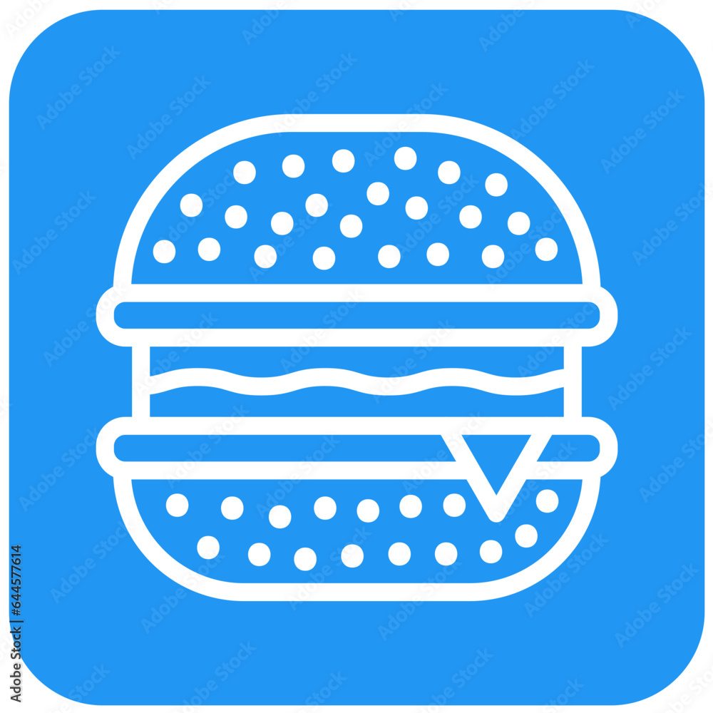 Hamburger Vector Icon Design Illustration Hamburger Vector Icon Design Illustration