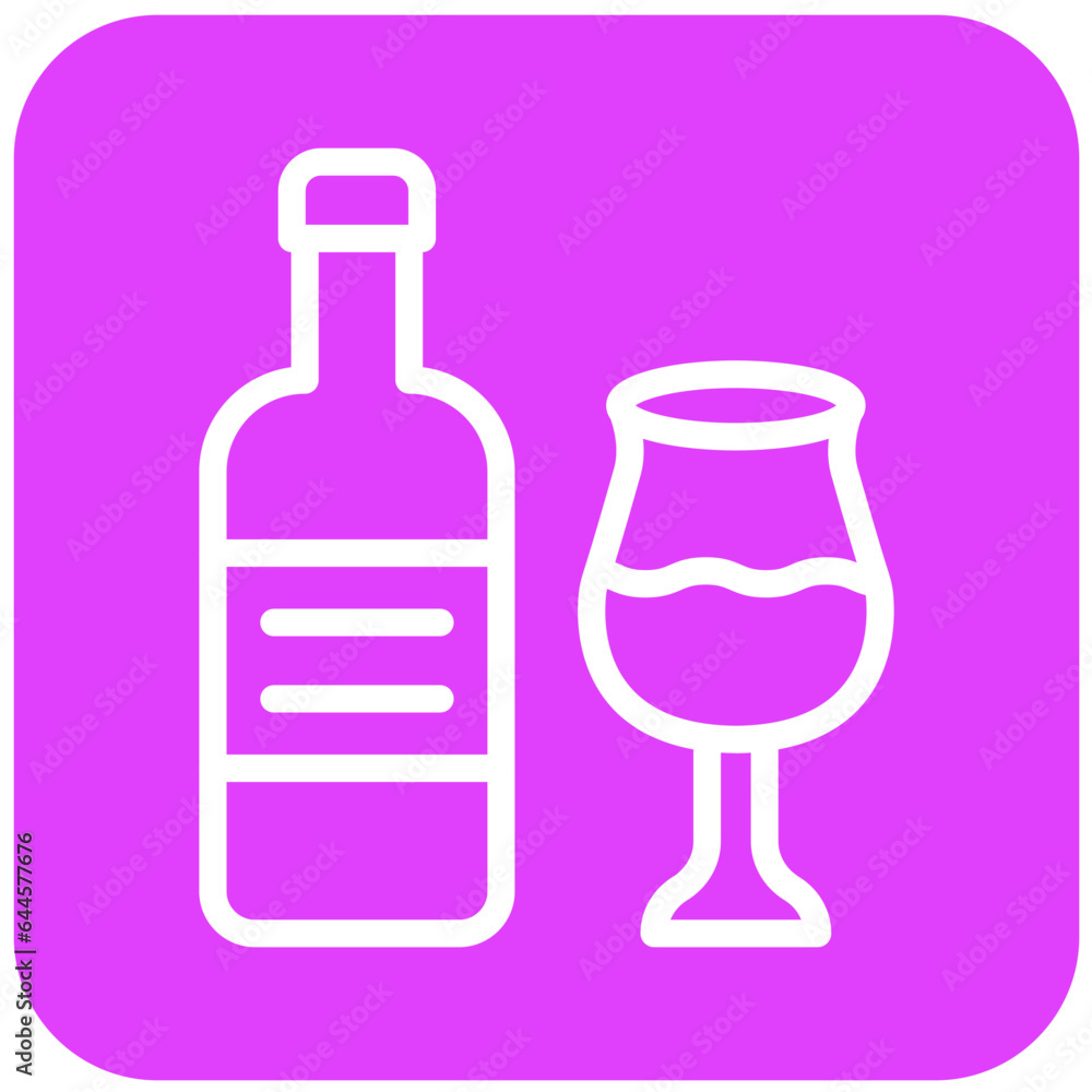 Wine bottle Vector Icon Design Illustration Wine bottle Vector Icon Design Illustration
