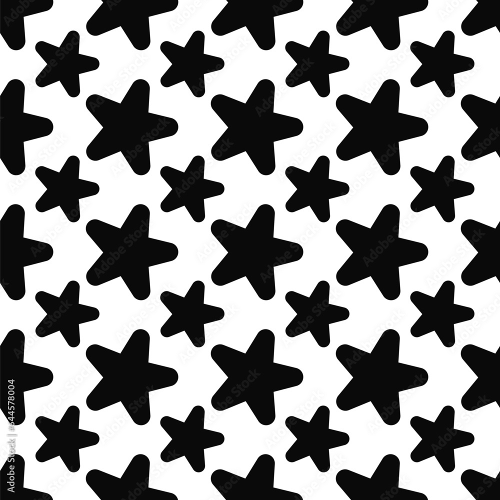Star seamless pattern geometric shape design of abstract texture background illustration Star seamless pattern geometric shape design of abstract texture background illustration