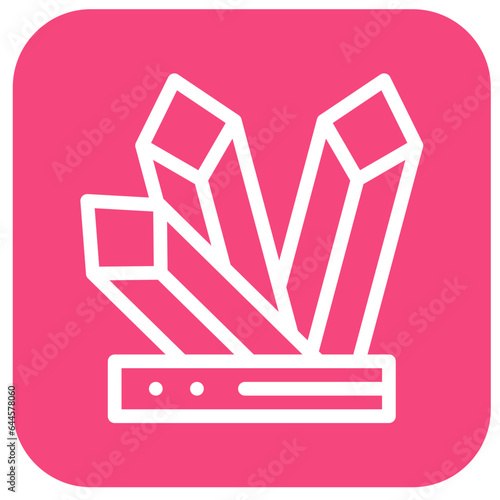 Crystals Vector Icon Design Illustration