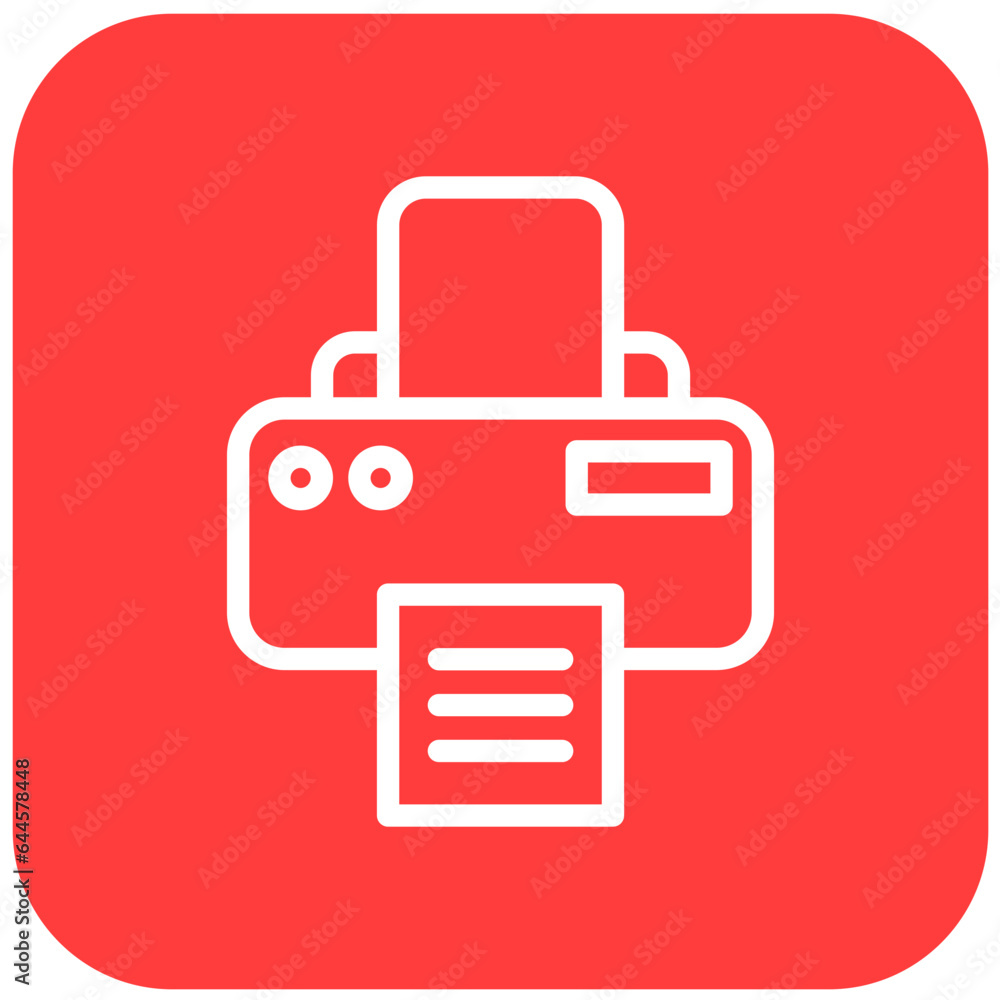 Printer Vector Icon Design Illustration