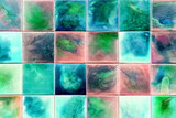 Background. Square tiles with abstract images