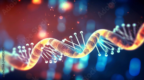 Bioinformatics and Genetic Research, Harnessing Data to Unlock Secrets of the DNA photo