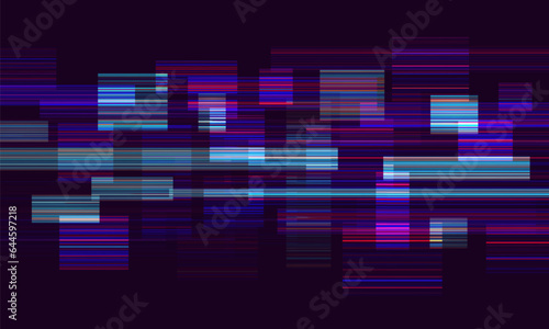 Glitch background. Abstract noise effect, error signal, television technical problem. Vector illustration.