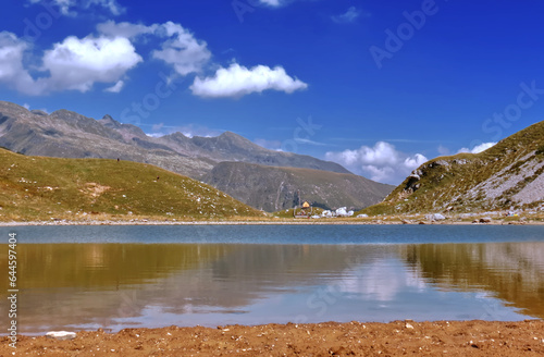 Panorama of Lake Branchino. photo