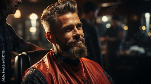 barber in a barbershop © S...