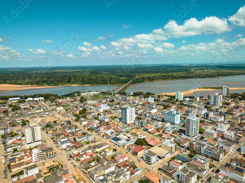 aerial photo with drone of the city of Linhares Espirito Santo Brazil photo