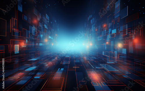 Abstract technology background Business & development direction