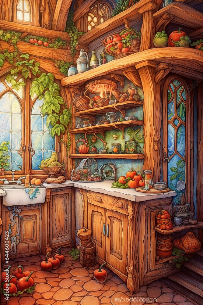 Inside Fairy House, Elf House