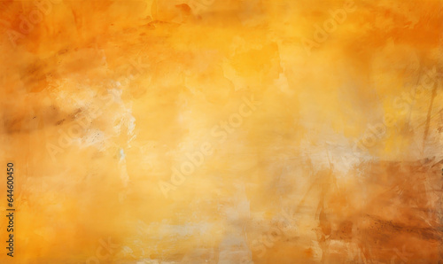 Retro Grunge Texture with Distressed Vintage Orange-Yellow Background