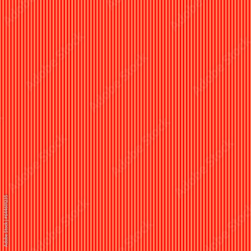 Seamless pattern with symmetric geometric ornament. Red vertical stripes abstract on yellow background. Lines wallpaper. Digital paper for scrapbook, textile print, page fill. Vector art illustration