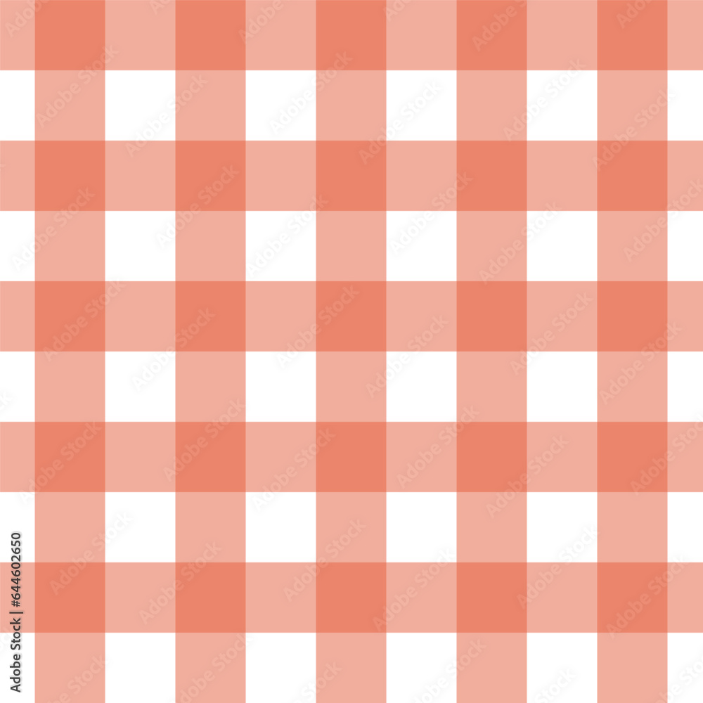 Gingham seamless pattern with red and white color, checkerboard background, square, tablecloth, Vector illustration. Gingham seamless pattern with red and white color, checkerboard background, square, tablecloth, Vector illustration.
