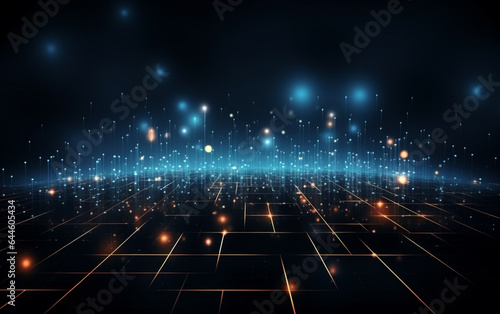 abstract technology Background, abstract technology particle