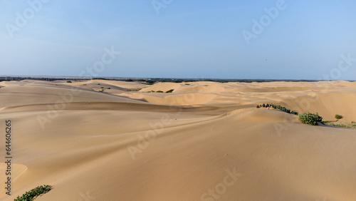 Cielo Azul sobre el desierto venezolano