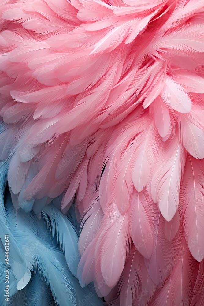 Beautiful multicolour feathers background in light pastel colors. Closeup image of colorful fluffy feather. Minimal abstract composition with place for text. Copy space Beautiful multicolour feathers background in light pastel colors. Closeup image of colorful fluffy feather. Minimal abstract composition with place for text. Copy space