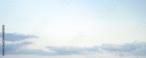 light blue cyan Blurry sky background with light blue clouds