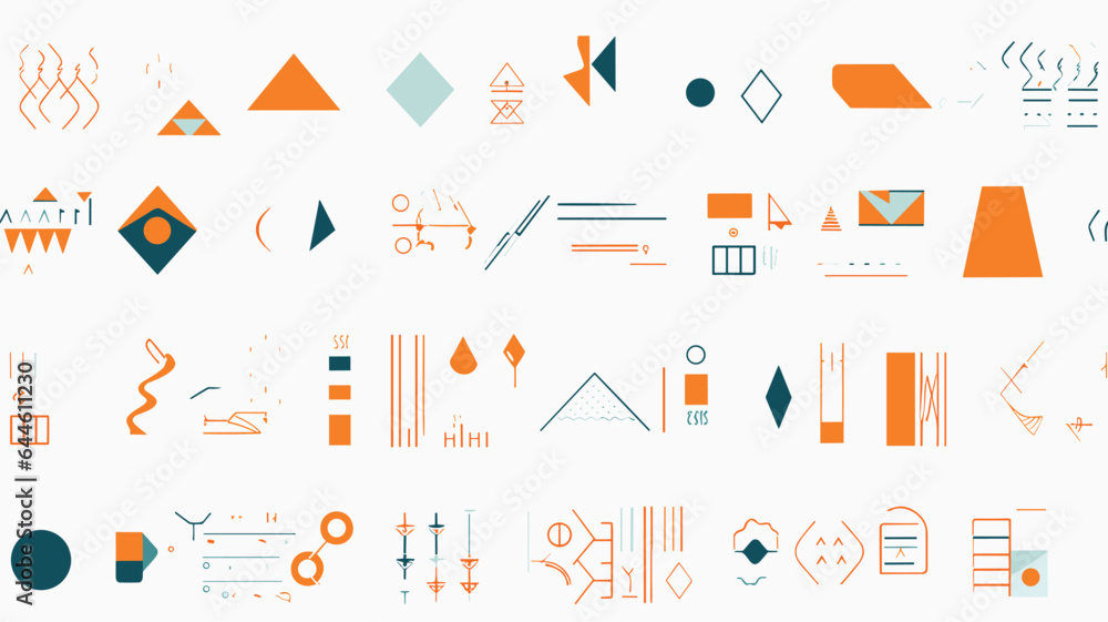 Collection Of Abstract Vector Geometric Shapes Collection Of Abstract Vector Geometric Shapes