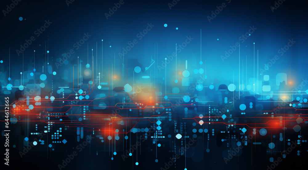 abstract technology communication concept  background