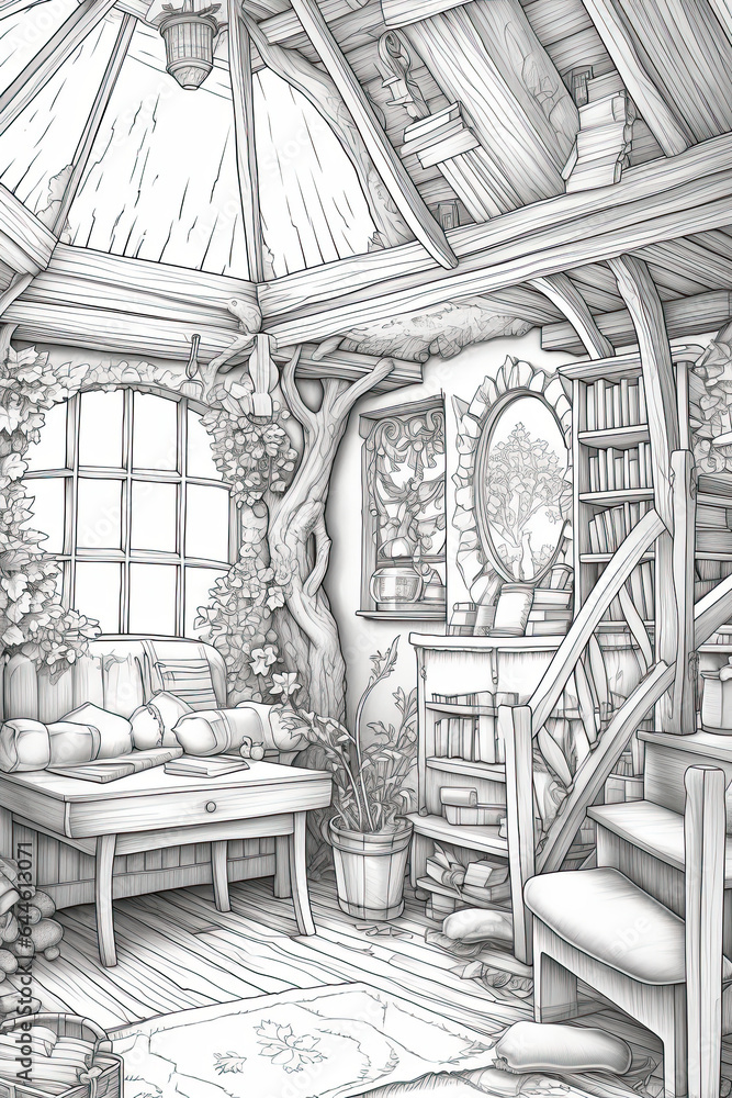 Fototapeta premium Inside Fairy houses