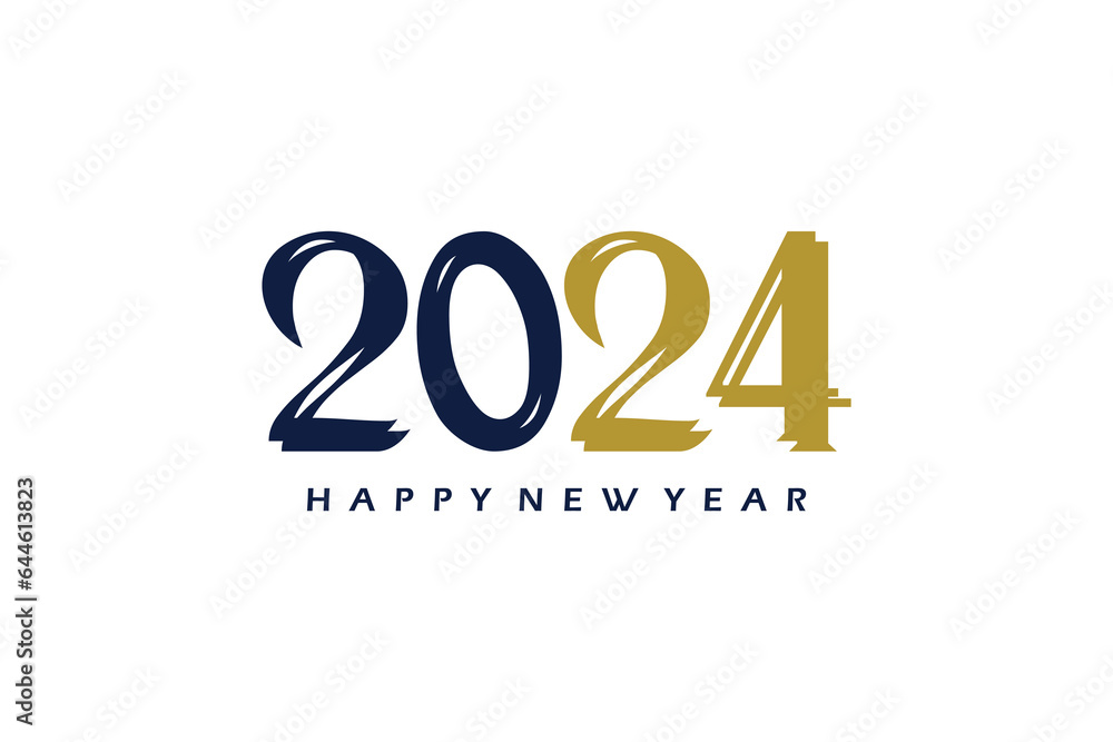 2024 logo design element vector with creative concept 2024 logo design element vector with creative concept