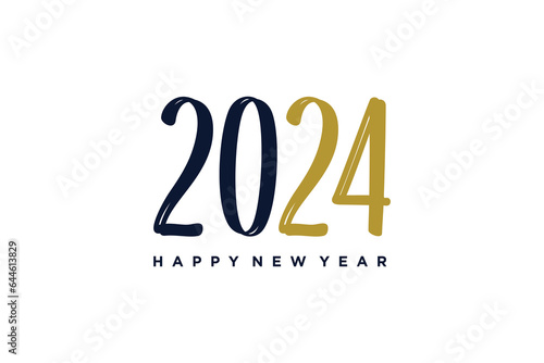 2024 logo design element vector with creative concept