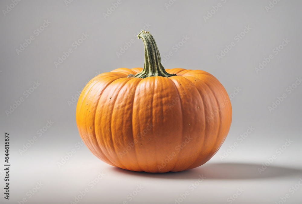pumpkin on a grey background pumpkin on a grey background