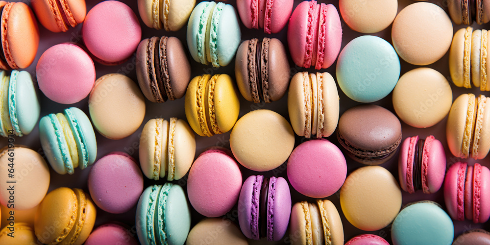 French Macaron Background French Macaron Background