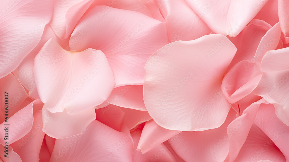 Close-up of delicate rose petals AI generative Close-up of delicate rose petals AI generative