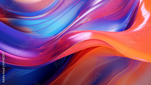 Colorful abstract background of flowing fabric. Smooth and soft. Abstract multiples colors background.