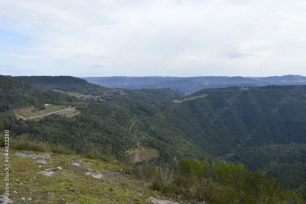Vista de vale de área preservada