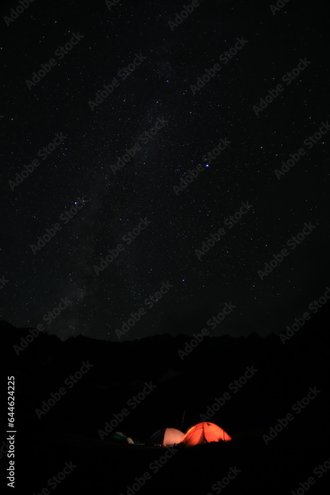 Fototapeta premium night in the mountains