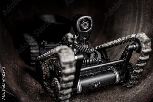 UGV Bot is a robot that is used to work in confined spaces, such as pipes. inspection of pipes and identification of potential hazards.
