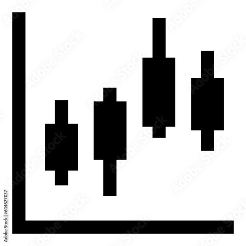 Japanese candlestick chart - Market Trend - Icon