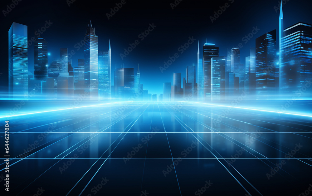 Bright blue business background Bright blue business background