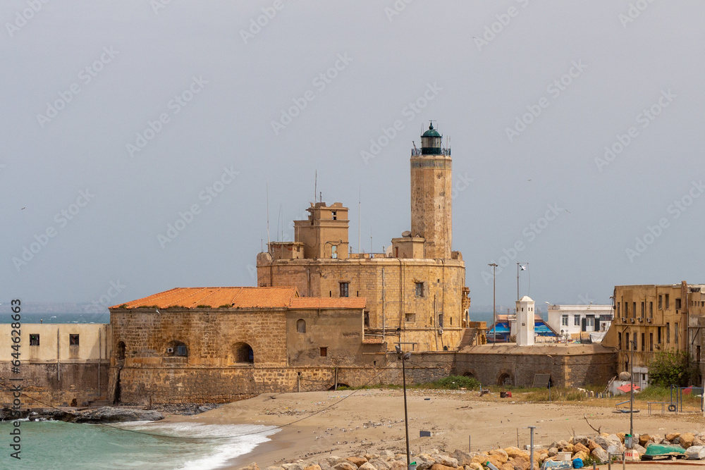 Alger, Algiers, Algeria : The Lighthouse of the Admiralty in Algiers, Alger, Algeria.