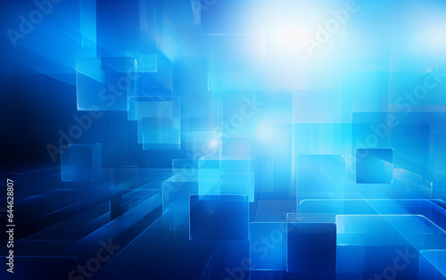 Bright blue business background