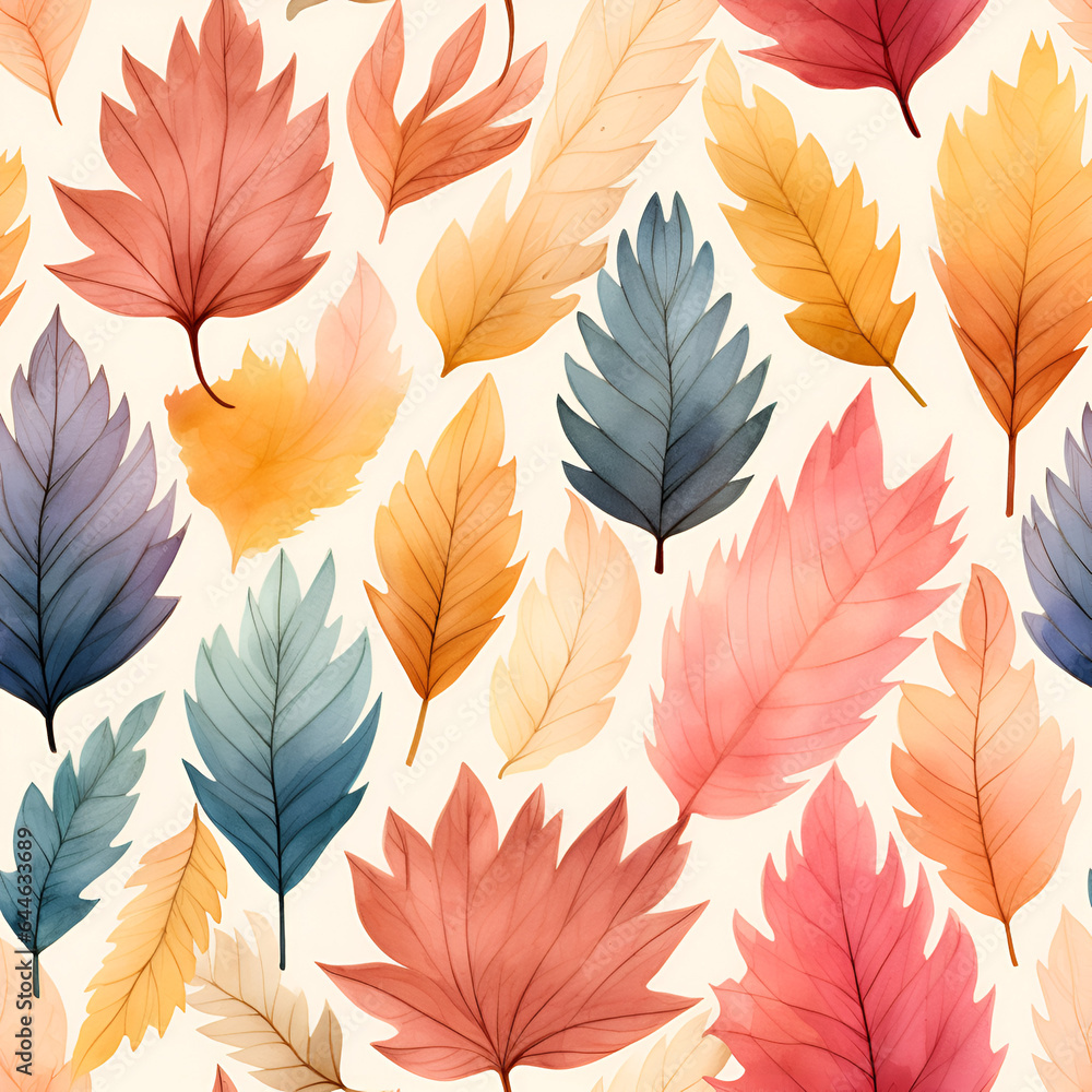 seamless pattern with autumn leaves seamless pattern with autumn leaves