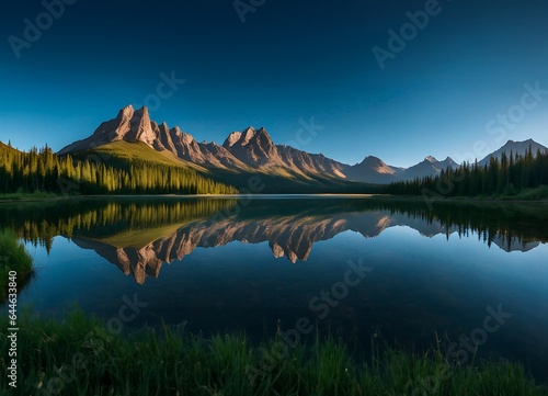 lake in mountains