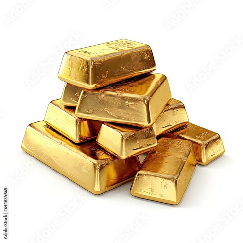 Gold, Golden bars, Golden ingots © Damianu