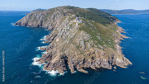 Incredible cape of Finisterre in Galicia photo