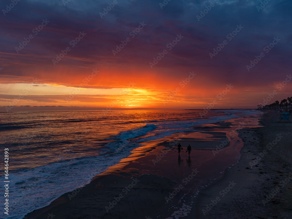 Obraz premium Sunset In Cali
