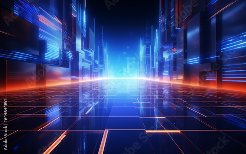 Wallpaper Mural New future technology concept abstract background Torontodigital.ca