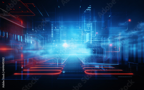 New future technology concept abstract background