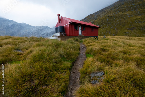hut in the mountains