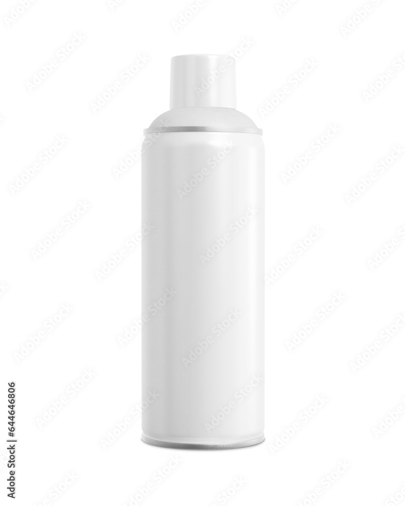 a white spray paint can isolated on a white background a white spray paint can isolated on a white background