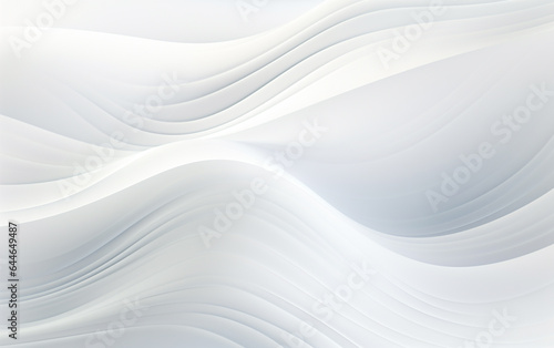 Smooth white wave background 